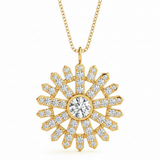 3/4 ctw Lab-Grown Diamond Necklace (LGNK026) — Yellow Gold