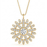 3/4 ctw Lab-Grown Diamond Necklace (LGNK026) — Yellow Gold