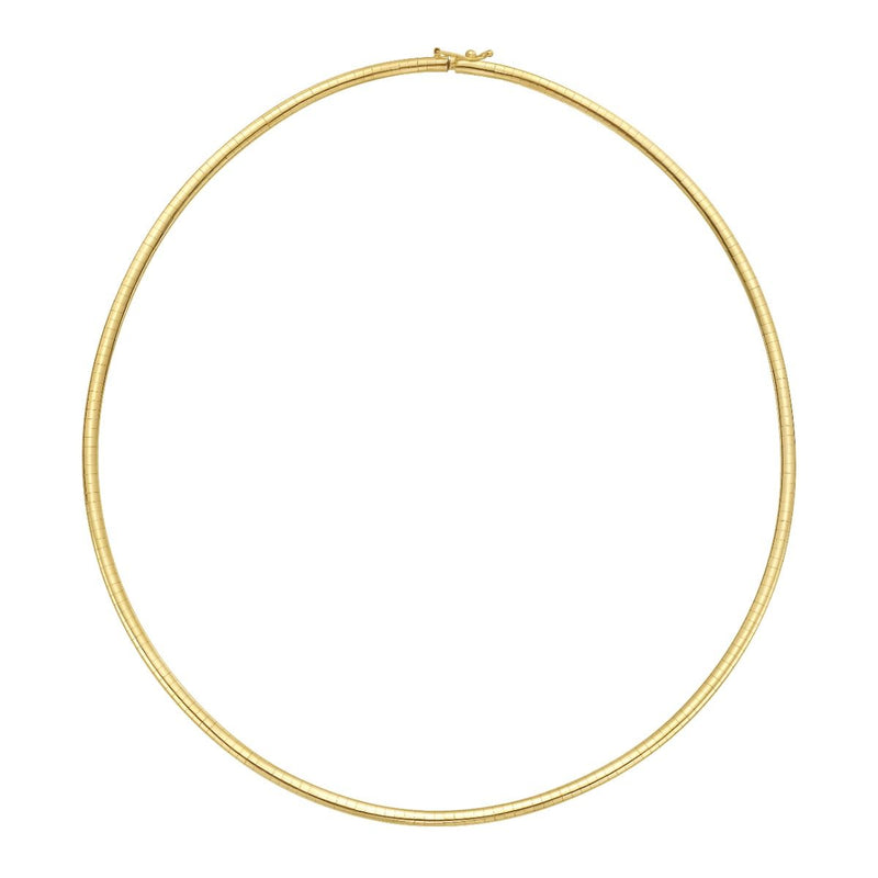 14K Gold 3mm Classic Omega 