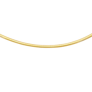 14K Gold 3mm Classic Omega 