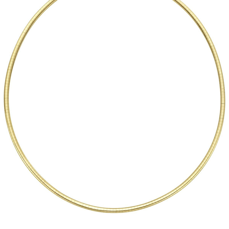 14K Gold 3mm Classic Omega 