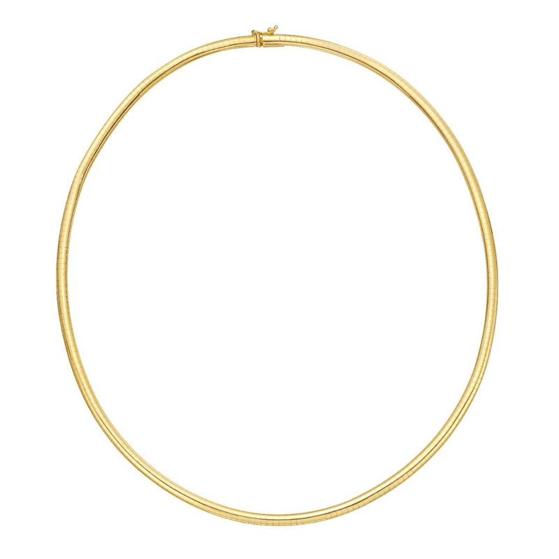 14K Gold 4mm Classic Omega 