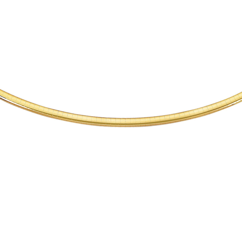 14K Gold 4mm Classic Omega 