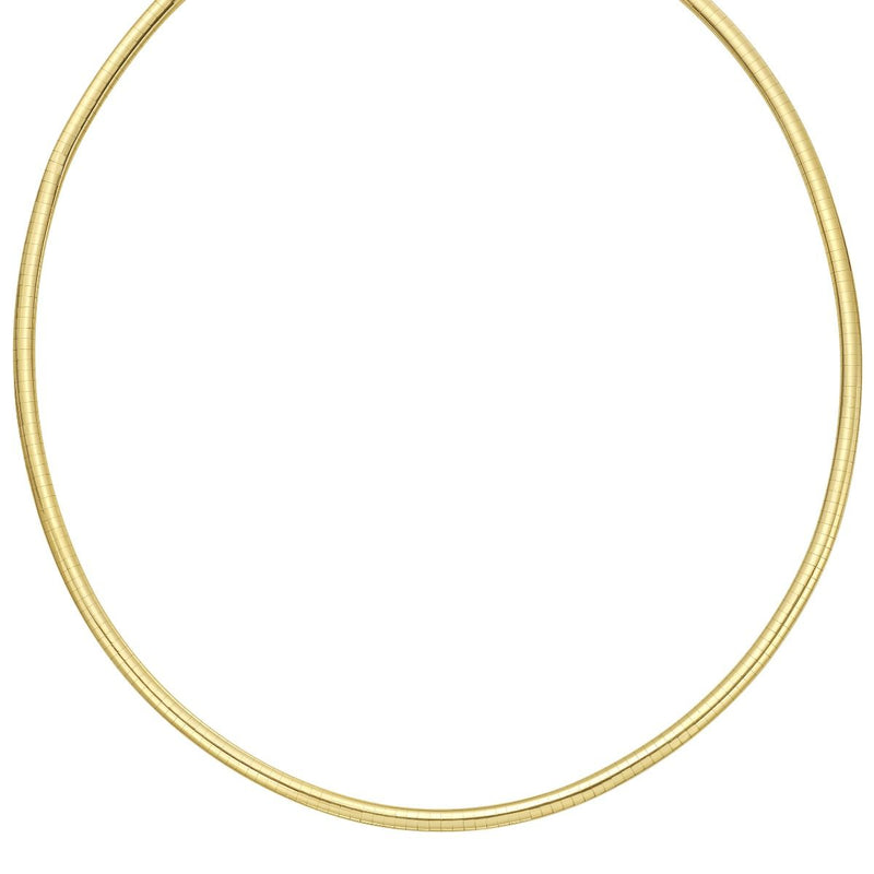 14K Gold 4mm Classic Omega 