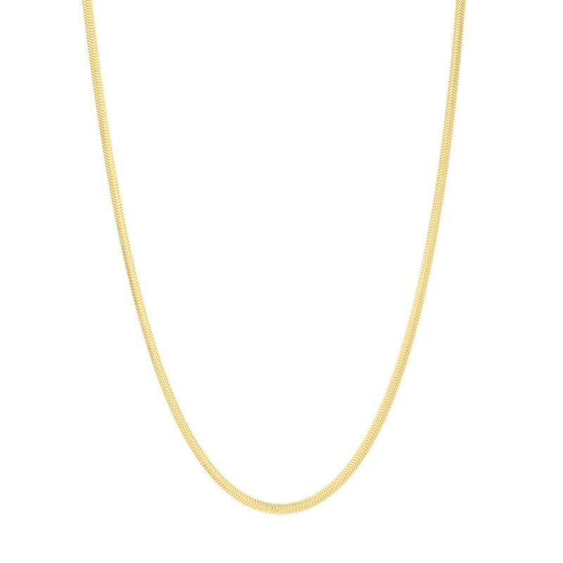 14K 2.6mm Oval Snake Chain