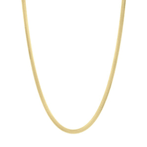 14K 4.2mm Oval Snake Chain