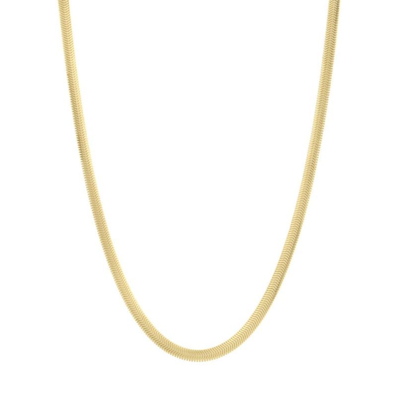 14K 4.2mm Oval Snake Chain