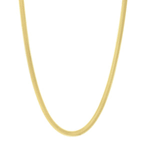 14K 5.3mm Oval Snake Chain