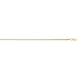 14K 2.6mm Oval Snake Chain