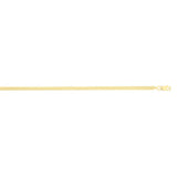 14K 3.3mm Oval Snake Chain