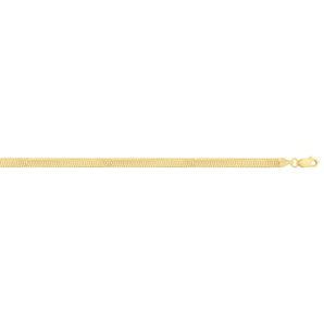 14K 4.2mm Oval Snake Chain