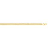 14K 4.2mm Oval Snake Chain