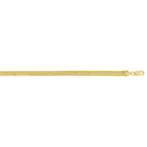 14K 5.3mm Oval Snake Chain