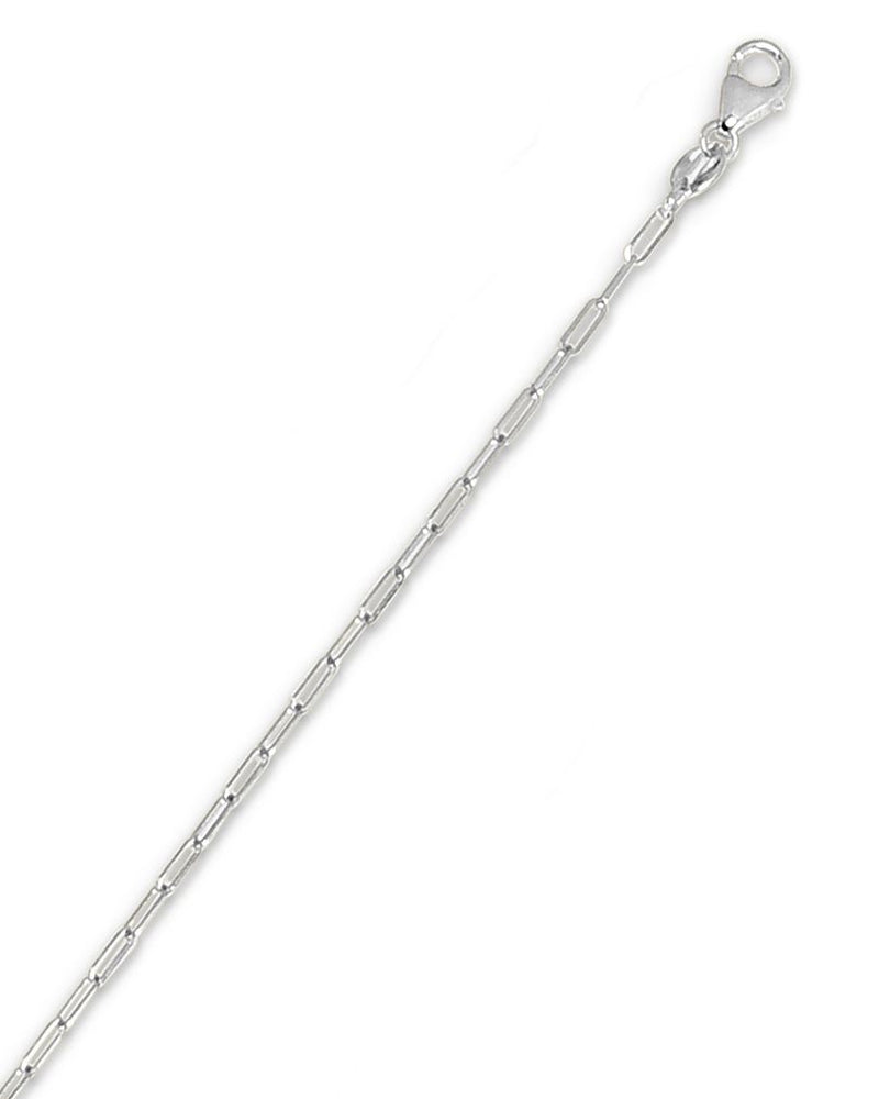 14K Gold 1.5mm Paperclip Chain