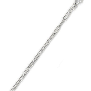 14K Gold 2.1mm Paperclip Chain
