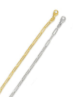 14K Gold 2.5mm Paperclip Chain 