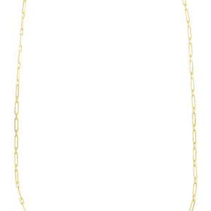 14K Alternating 2.8mm Paperclip Link Chain