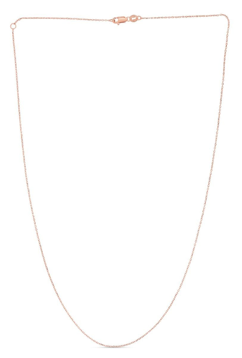 14K Gold 1.1mm Extendable Chain 