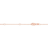 14K Gold 0.87mm Double Extendable Diamond Cut Cable Chain