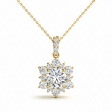 1 1/4 ctw Pendant — Yellow Gold