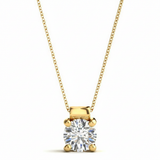 Pendants Solitaires — 3/4 ctw — Yellow Gold