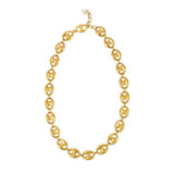 14K Gold 12mm Puffed Mariner Link Chain