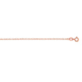 14K Gold .85mm Machine Rope Chain (Carded) 