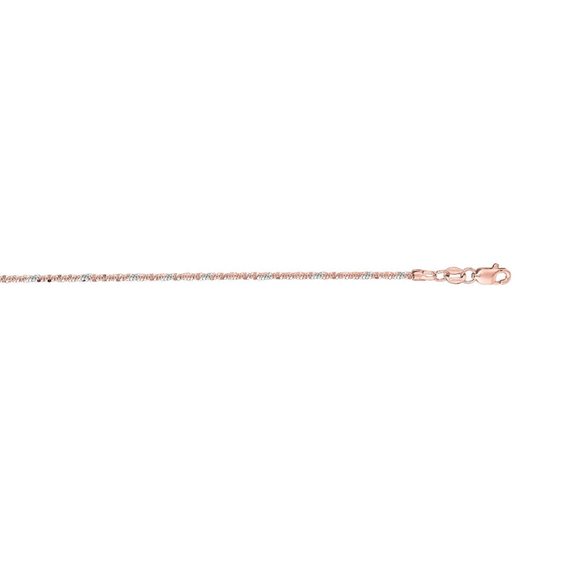 14K Gold 1.5mm Sparkle Chain 