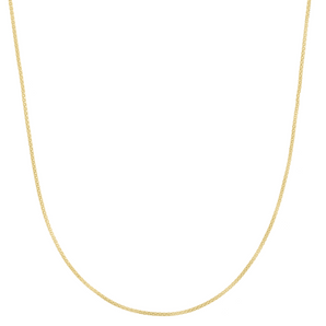 14K Gold 1.3mm Popcorn Chain