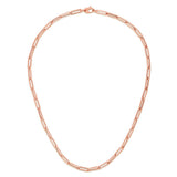 14K Gold 4.2mm Paperclip Chain 