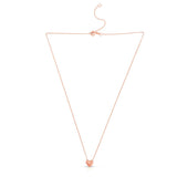 14K Gold Scribbles Heart Necklace