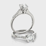 Channel Set Engagement Ring (50283-E) — ring spin