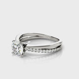 Split Shank Engagement Ring — ring spin