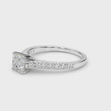 Single-Row Prong-Set Engagement Ring — ring spin