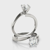 Solitaire Engagement Ring (50205-E) — ring spin
