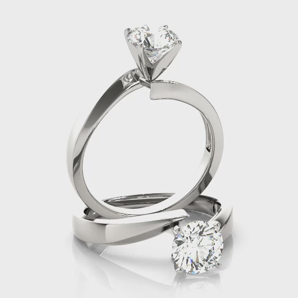 Solitaire Engagement Ring (50205-E) — ring spin