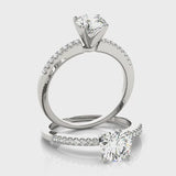 Solitaire Engagement Ring (50322-E) — ring spin