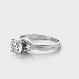 Solitaire Engagement Ring (50083-E) — ring spin