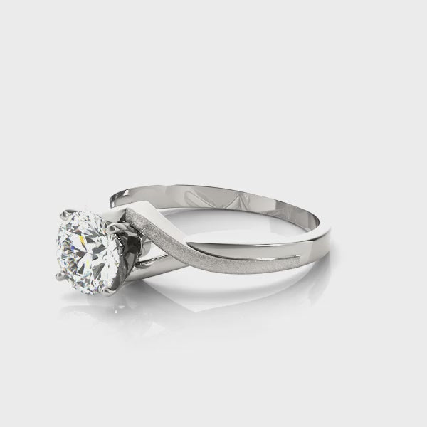 Solitaire Engagement Ring (50083-E) — ring spin