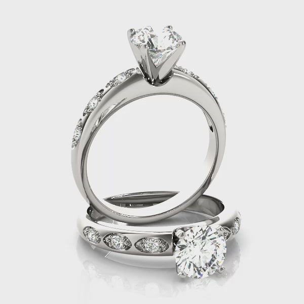 Solitaire Engagement Ring (50291-E) — ring spin