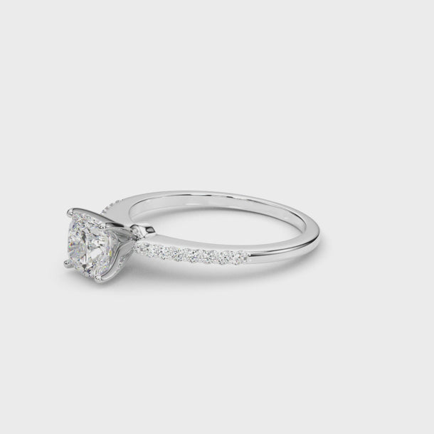 Solitaire Engagement Ring (50353-E) — ring spin