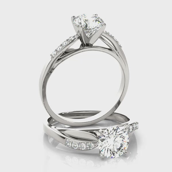 Bypass Engagement Ring (50139-E) — ring spin