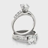 Channel Set Engagement Ring (50180-E) — ring spin