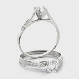 Channel Set Engagement Ring (50120-E) — ring spin