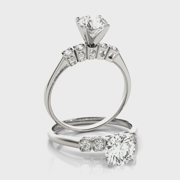 Solitaire Engagement Ring (50222-E) — ring spin