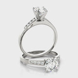 Channel Set Engagement Ring (50026-E) — ring spin