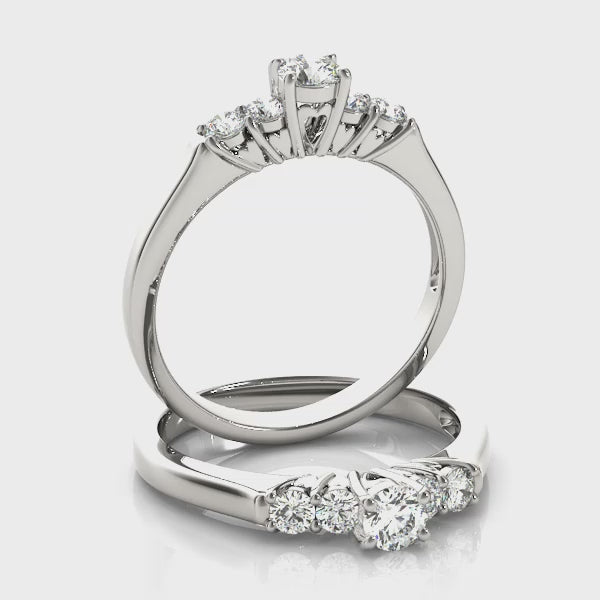 Solitaire Engagement Ring (50312-E) — ring spin