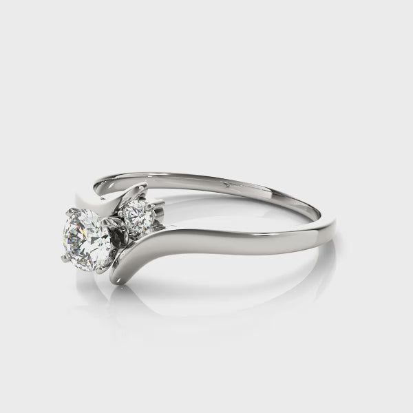 Bypass Engagement Ring (50192-E) — ring spin