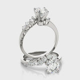 Bypass Engagement Ring (50058-E) — ring spin