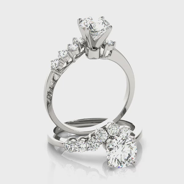 Bypass Engagement Ring (50058-E) — ring spin